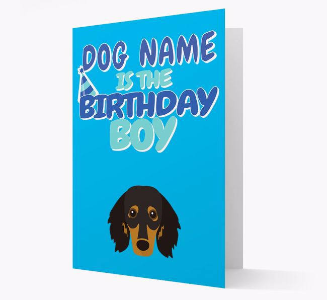 'Birthday Boy' Card with {breedFullName} Icon